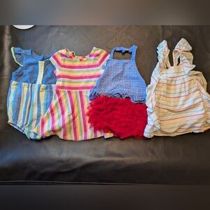 Colorful Baby Onesies Set